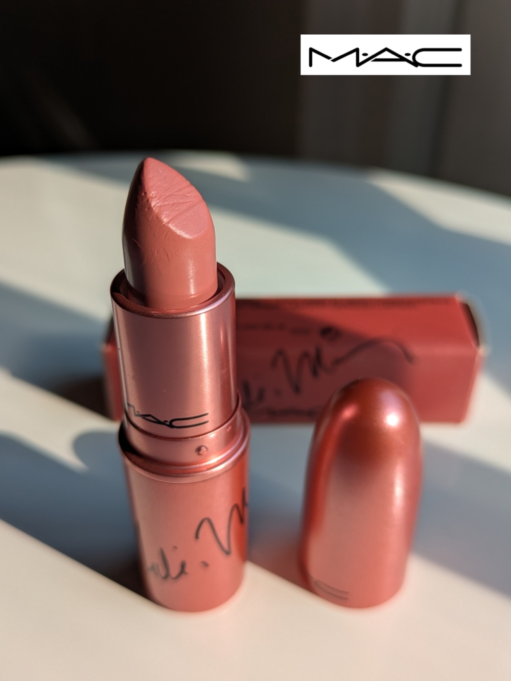 Limited Edition MAC Nicki Minaj Nicki's Nude Lipstick -crème Pink/Peach RARE - Picture 6 of 11